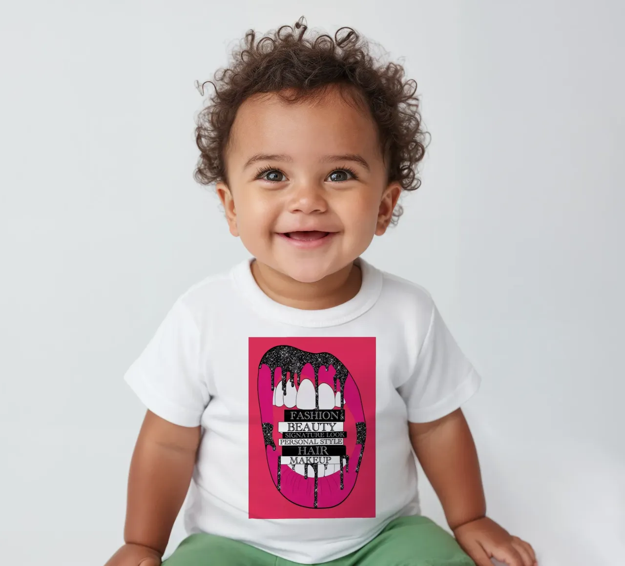 UNA BOCCATA DI MODA maglietta neonato da ARTOMATIC