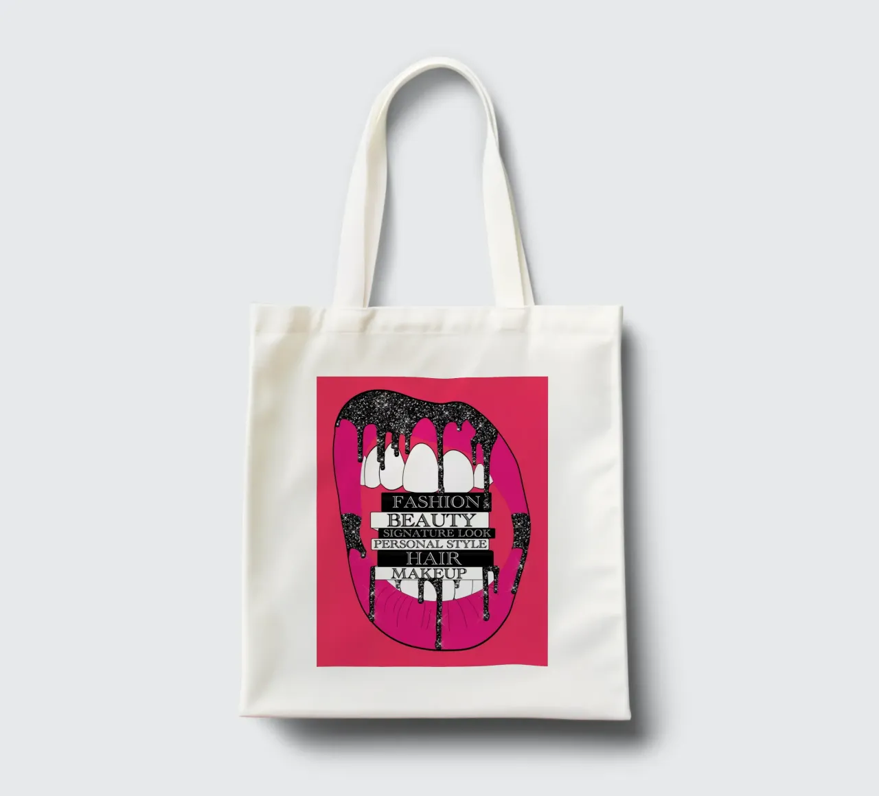 UNA BOCCATA DI MODA borsa in juta da ARTOMATIC