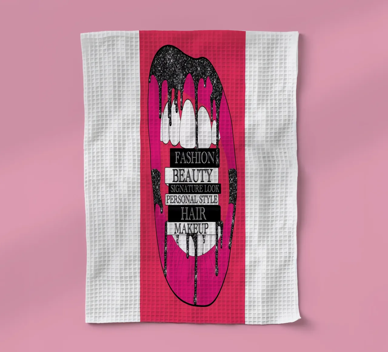 UNE BOUCHÉE DE MODE torchon de ARTOMATIC