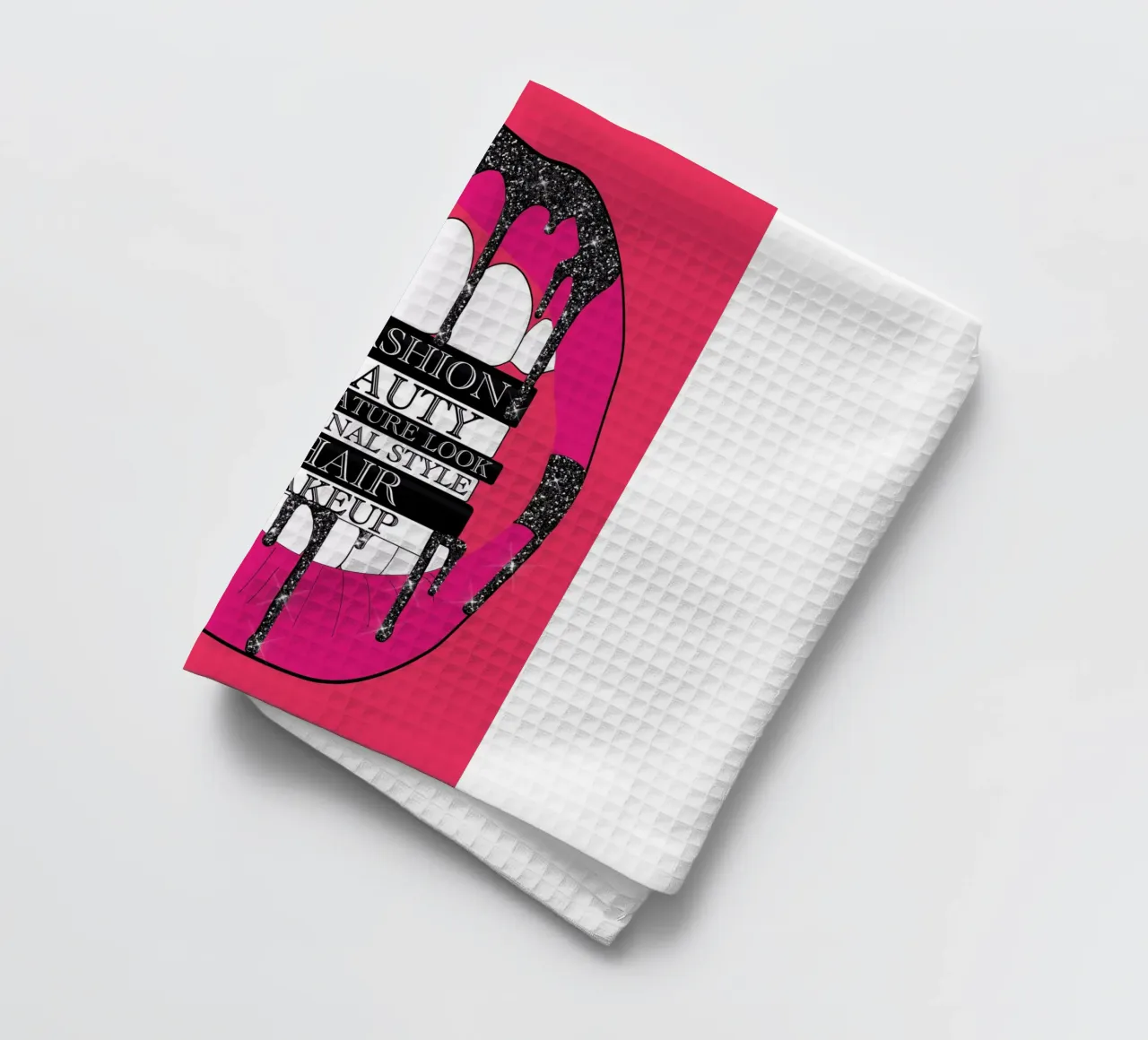 UNE BOUCHÉE DE MODE torchon de ARTOMATIC