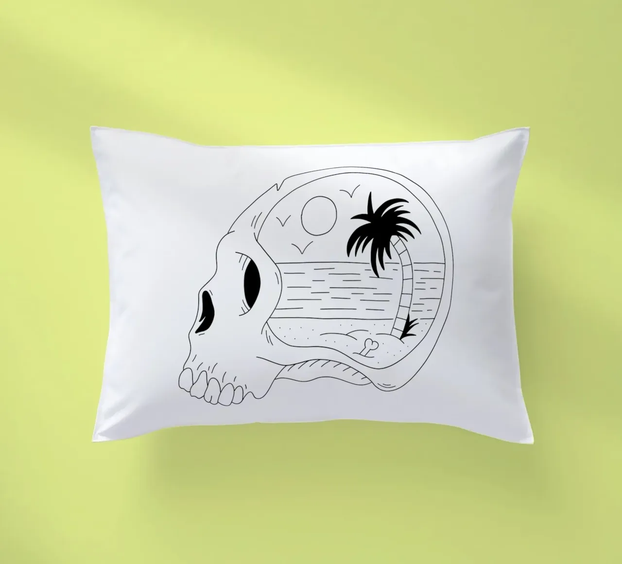 Beach Vibes cuscino da byh.illustration