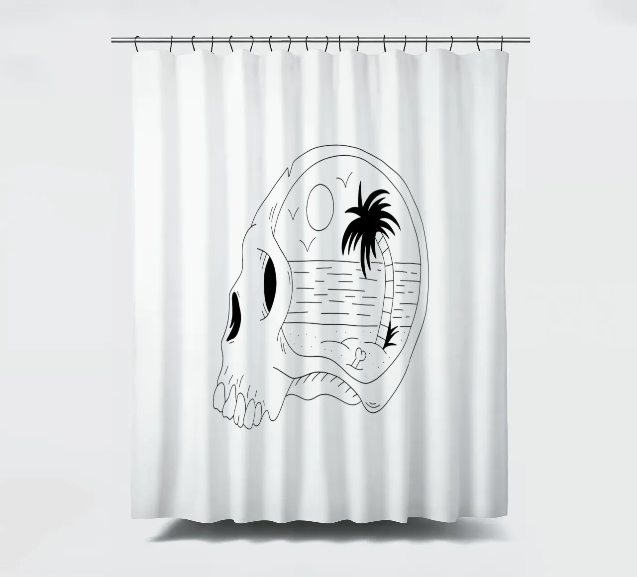 Beach Vibes tenda da doccia da byh.illustration