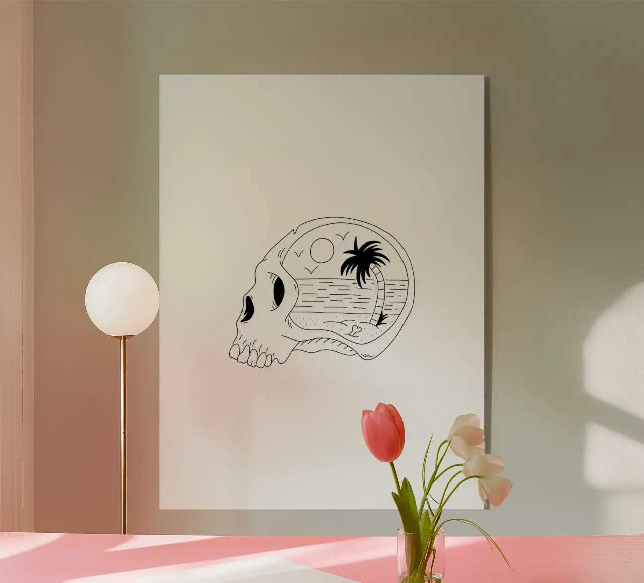 Beach Vibes plexiglass da byh.illustration