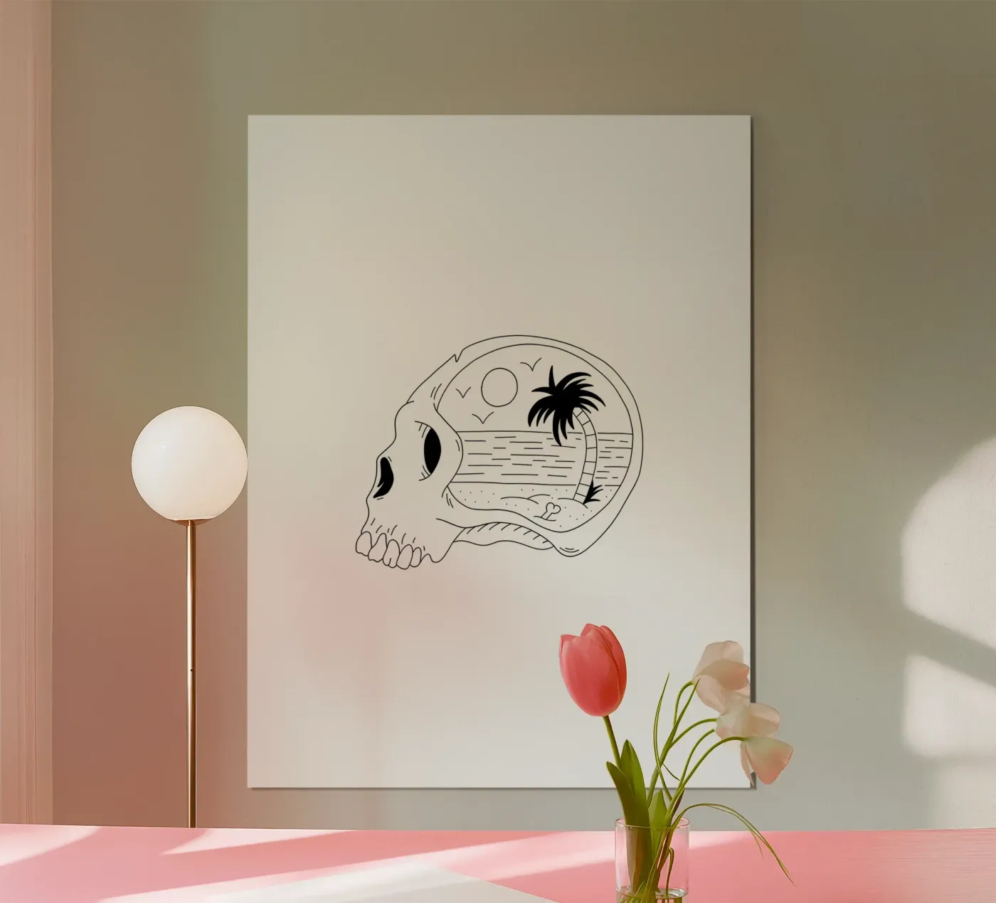 Beach Vibes poster da byh.illustration