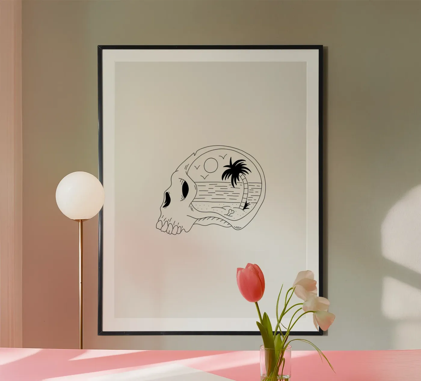 Beach Vibes poster da byh.illustration