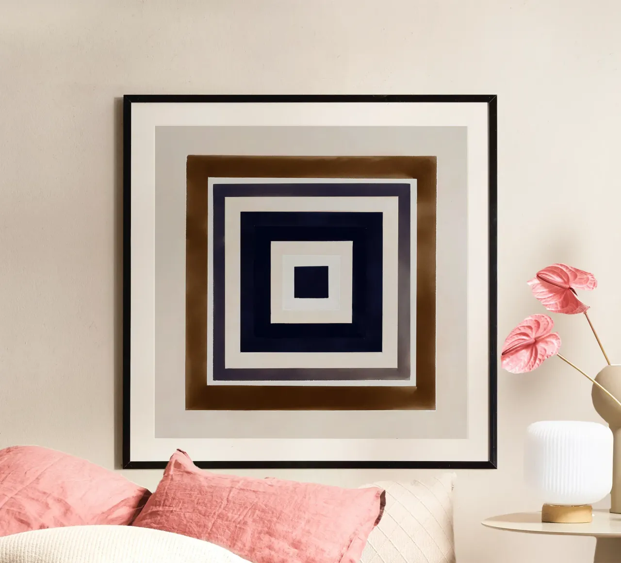 Centered Horizons poster by Form & Field Studio