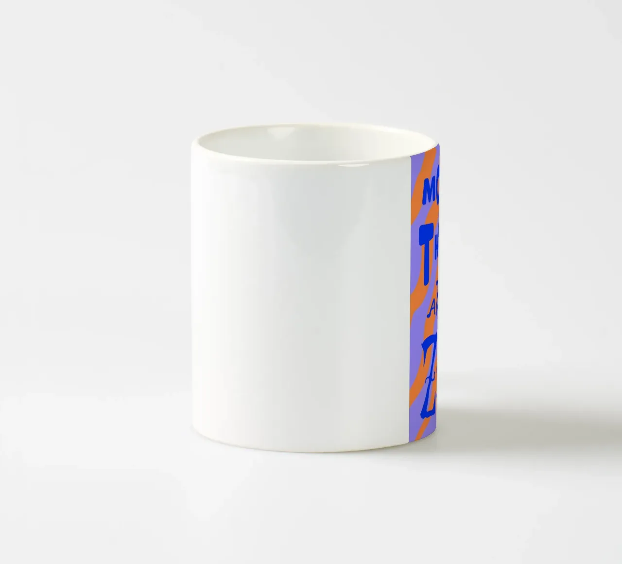 morgens Theater abends Zirkus (in 7 Farbvarianten) tazza in ceramica da FRICKE DESIGN