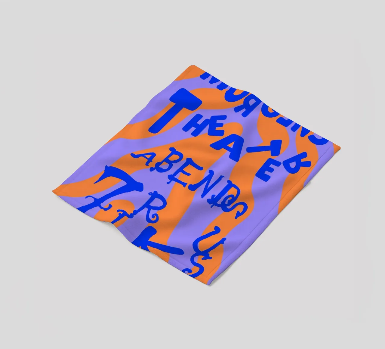 morgens Theater abends Zirkus (in 7 Farbvarianten) coperta in pile da FRICKE DESIGN