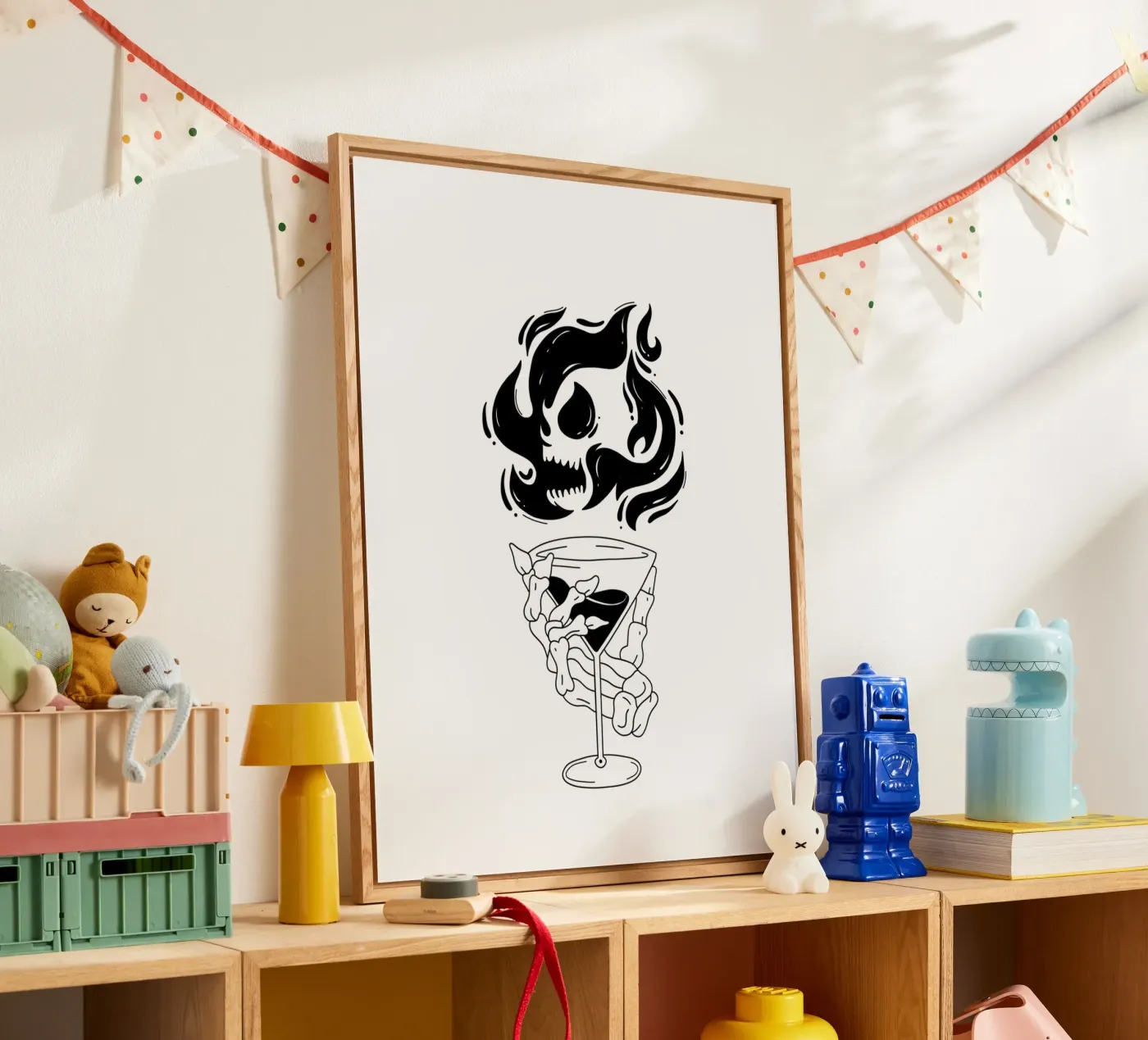 Cocktail Time acryl van byh.illustration