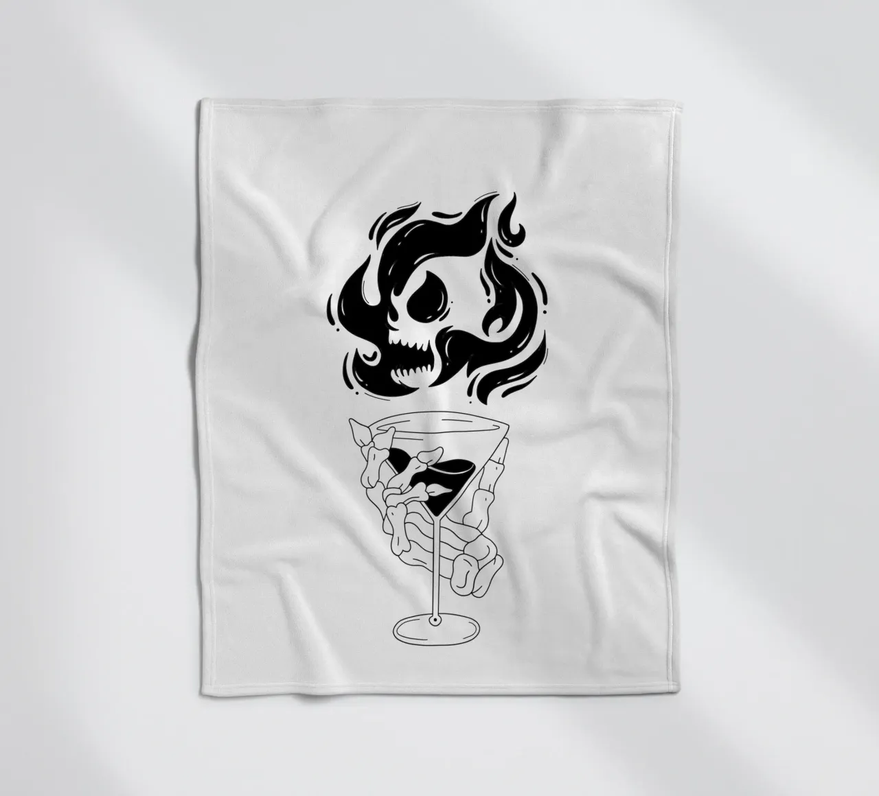Cocktail Time coperta in pile da byh.illustration