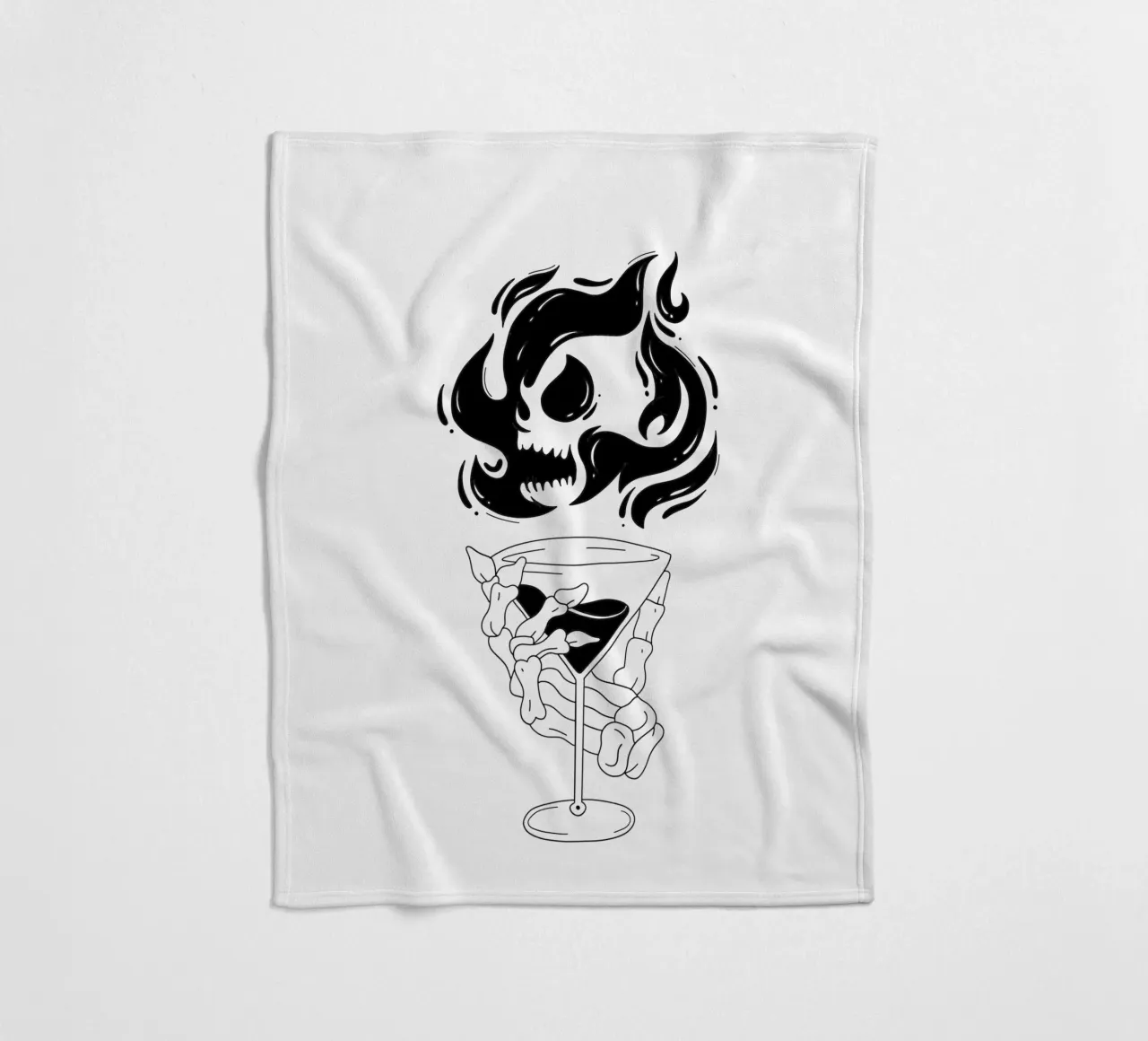 Cocktail Time coperta in pile da byh.illustration