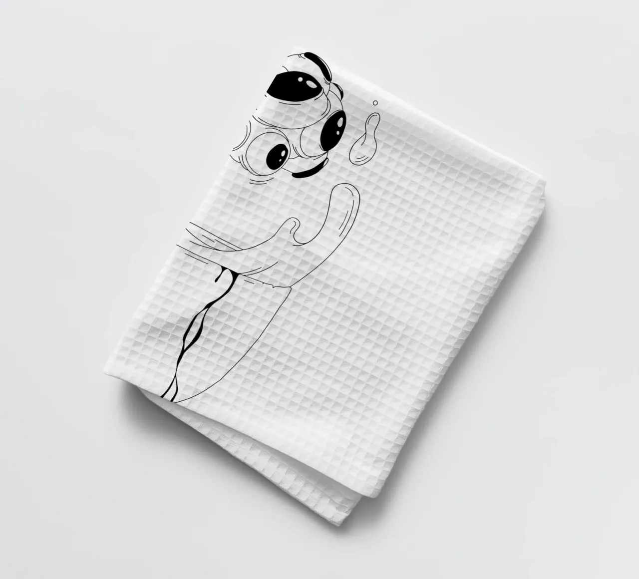 Coffee Lover tea towel by byh.illustration