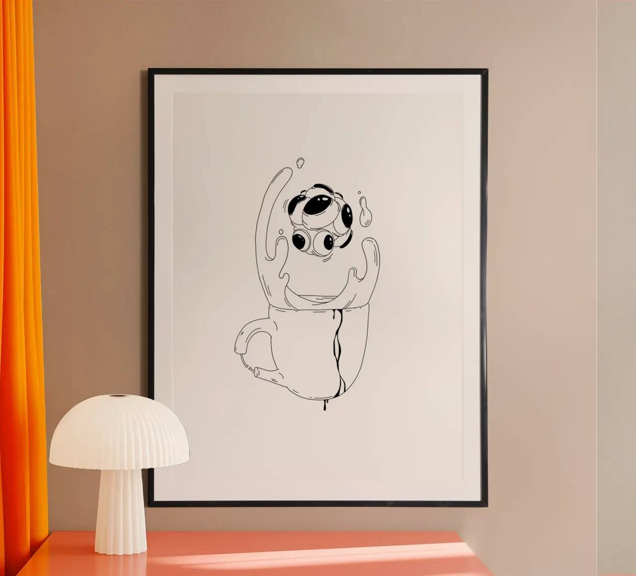Coffee Lover poster by byh.illustration
