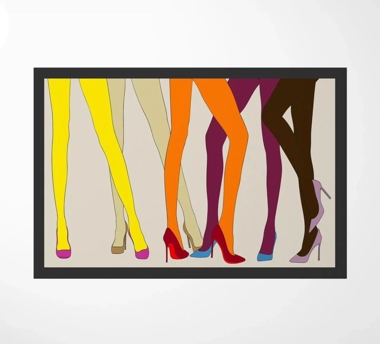 GAMBE CON TACCHI ALTI E DITA DEI PIEDI zerbino da ARTOMATIC