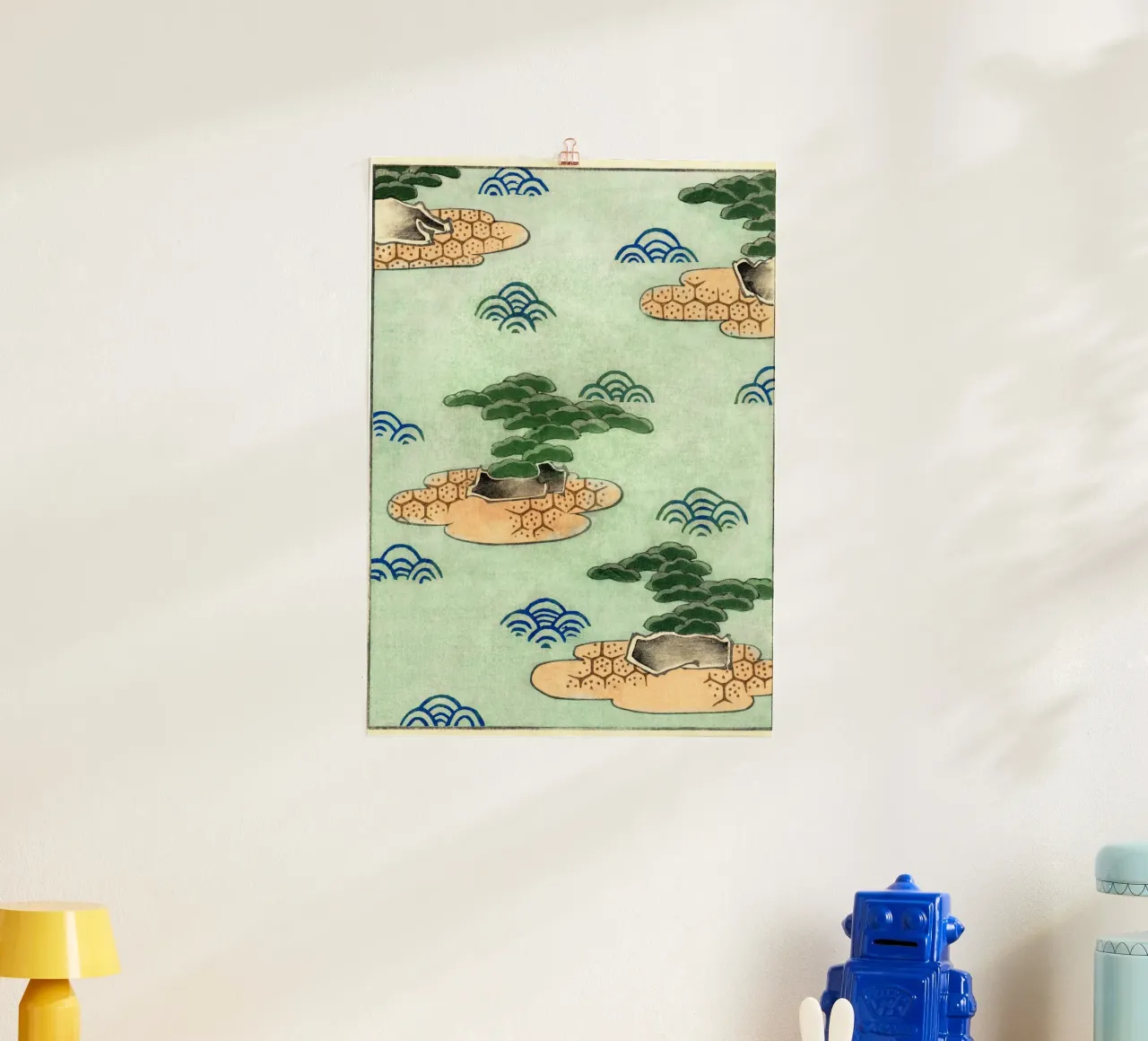 Floating Islands and Waves Art Print hahnemühle by dawnthesea