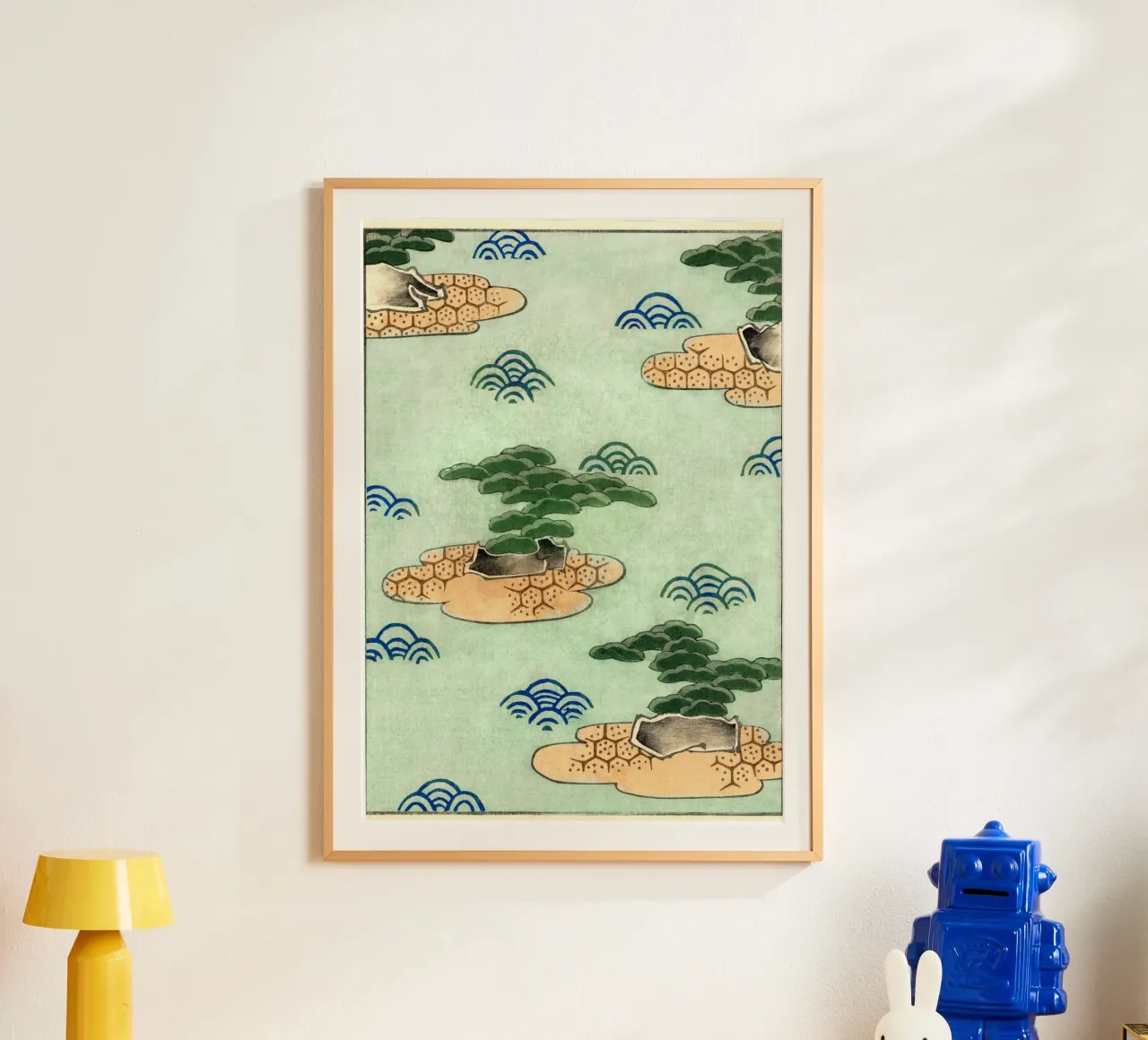 Floating Islands and Waves Art Print hahnemühle by dawnthesea