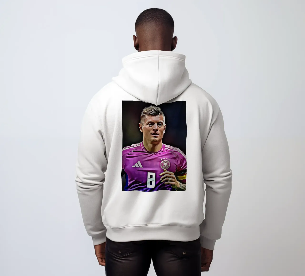 Toni Kroos - Maestro di centrocampo felpa con cappuccio da ArdanART