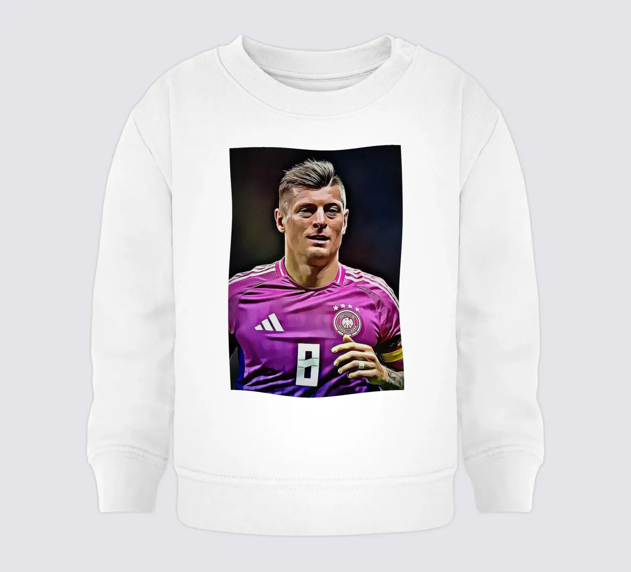 Toni Kroos - Maestro di centrocampo felpa neonato da ArdanART