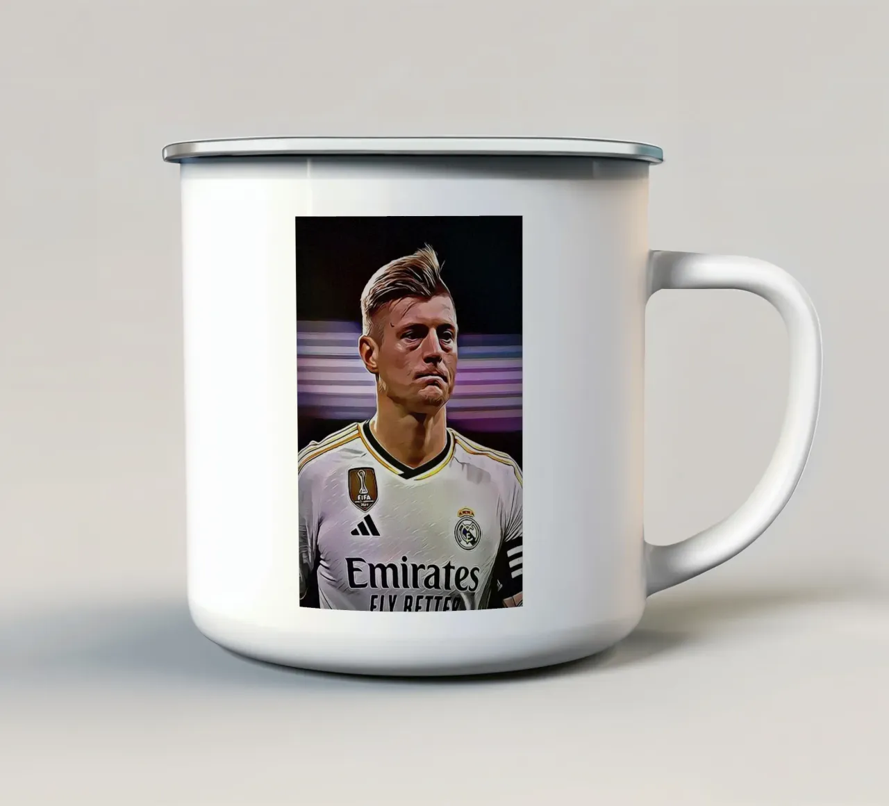 Toni Kroos - L'architetto tazza in smalto da ArdanART