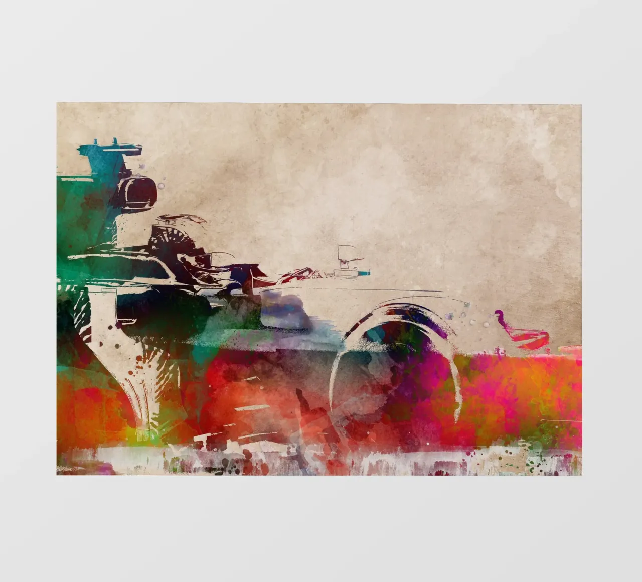 F1 deporte automovilístico lámina retroiluminada de SPORT