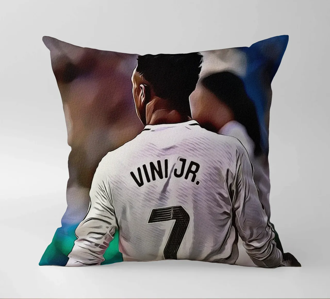 Vinícius Jr. - Eredità numero 7 cuscino da ArdanART