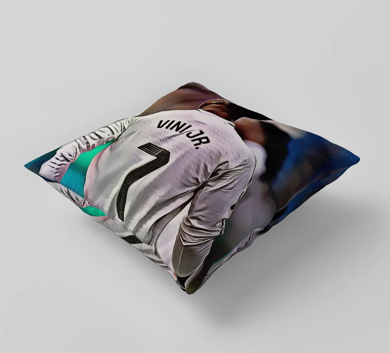 Vinícius Jr. - Eredità numero 7 cuscino da ArdanART