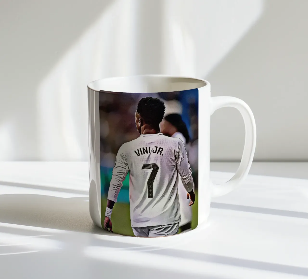 Vinícius Jr. - Eredità numero 7 tazza in ceramica da ArdanART