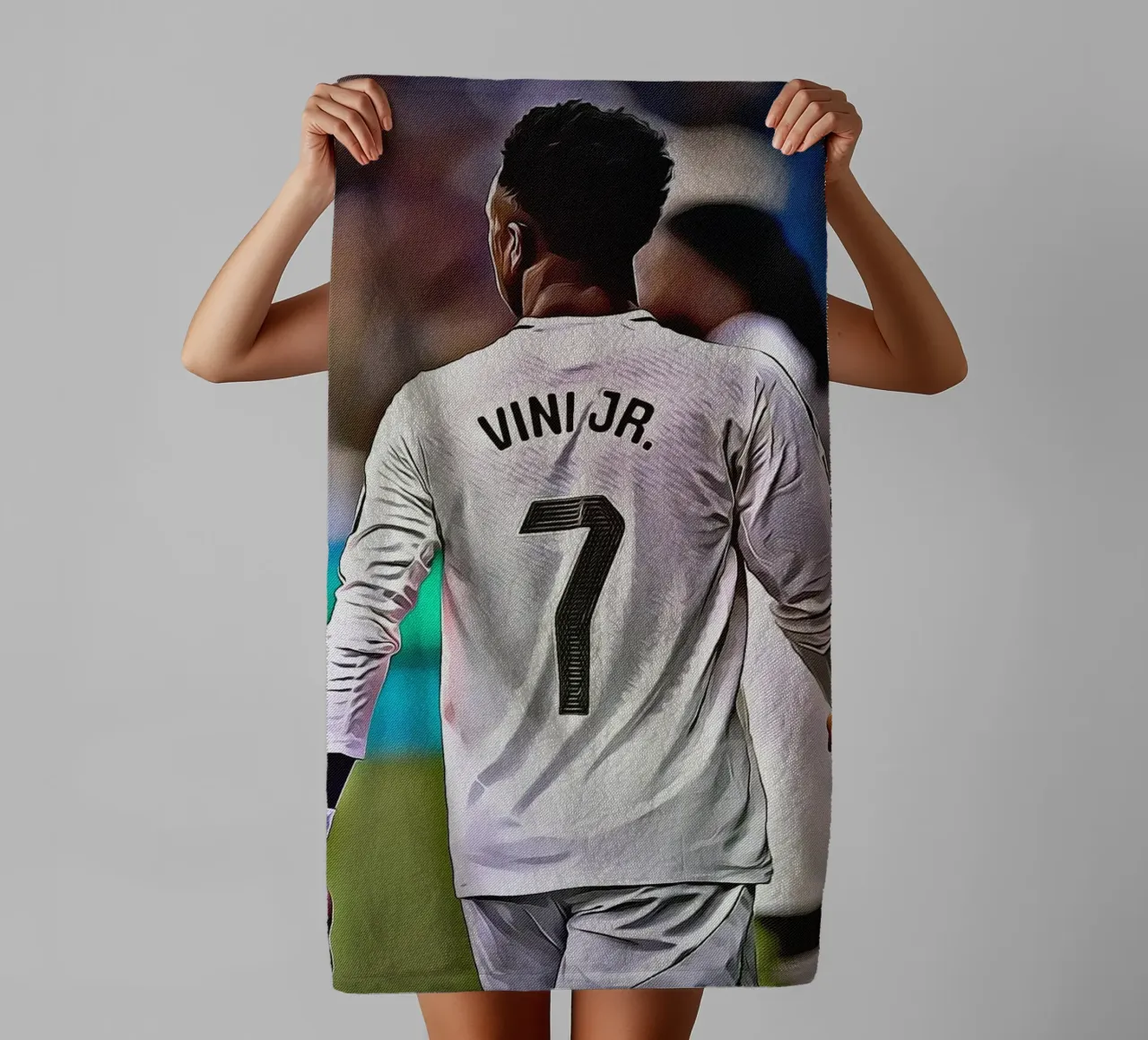 Vinícius Jr. - Eredità numero 7 asciugamano da bagno da ArdanART