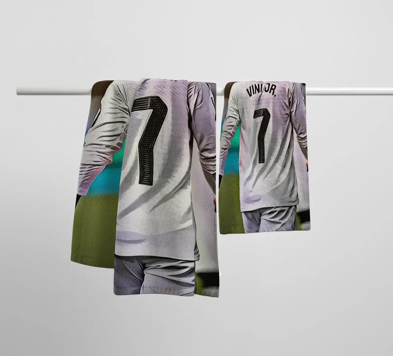 Vinícius Jr. - Eredità numero 7 asciugamano da bagno da ArdanART