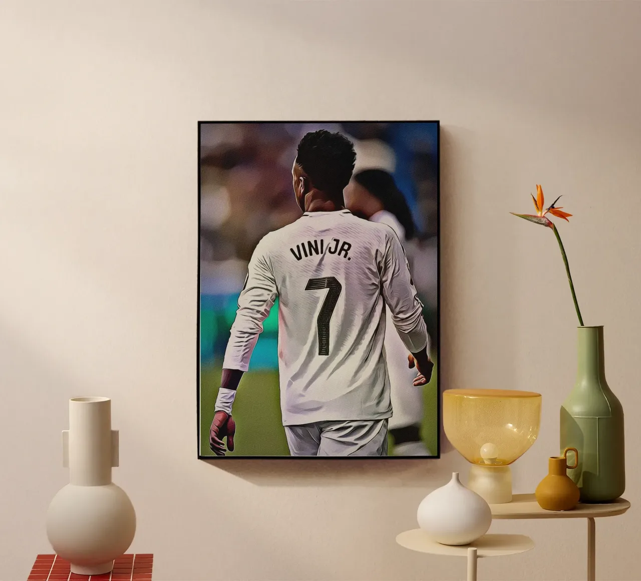 Vinícius Jr. - Eredità numero 7 plexiglass da ArdanART