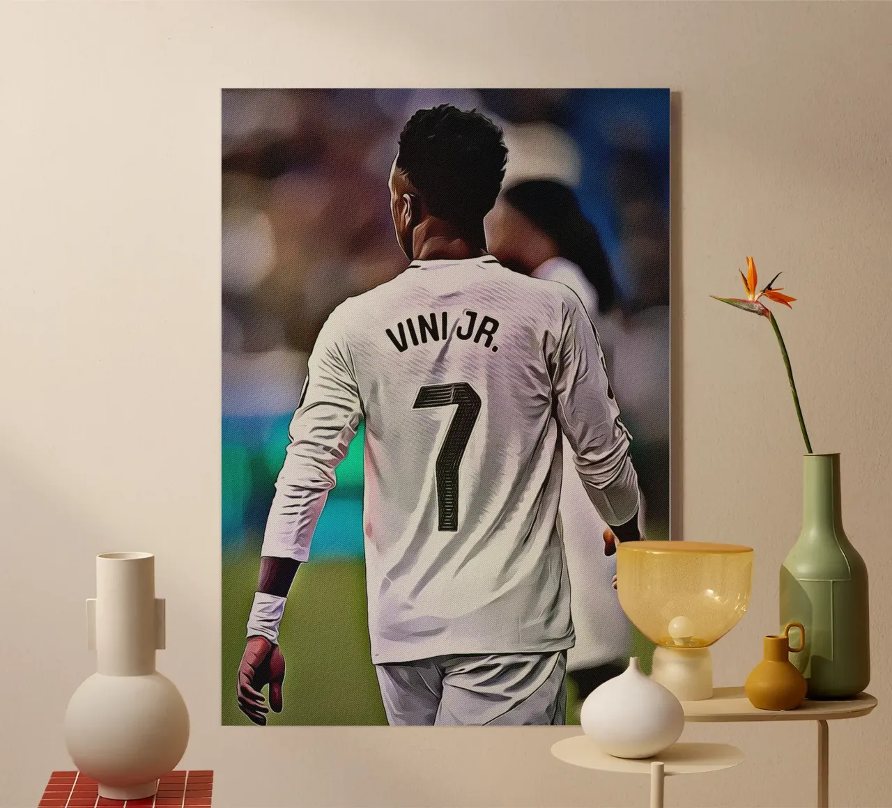 Vinícius Jr. - Eredità numero 7 plexiglass da ArdanART