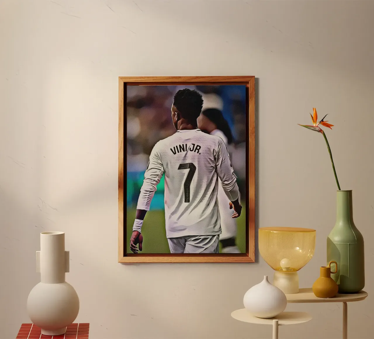Vinícius Jr. - Eredità numero 7 alluminio dibond da ArdanART