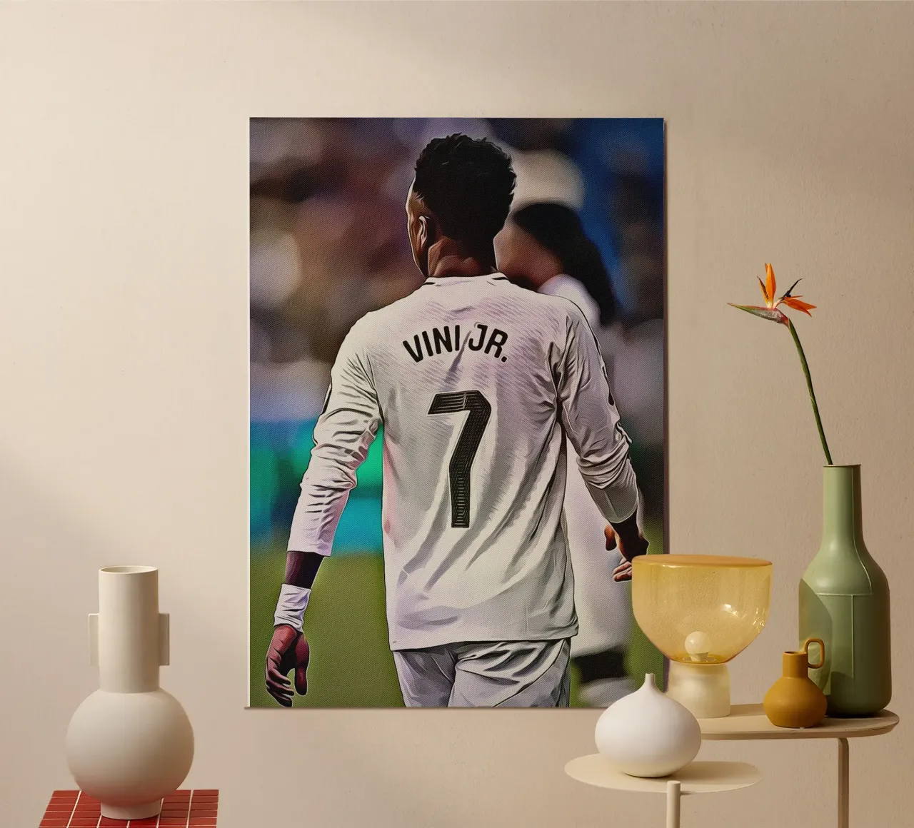Vinícius Jr. - Eredità numero 7 alluminio dibond da ArdanART