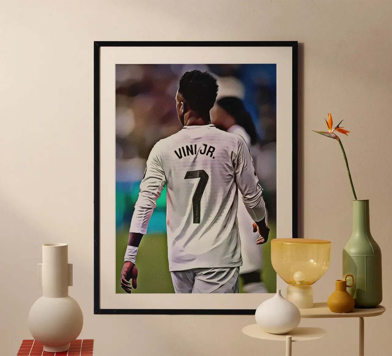 Vinícius Jr. - Eredità numero 7 carta hahnemühle da ArdanART