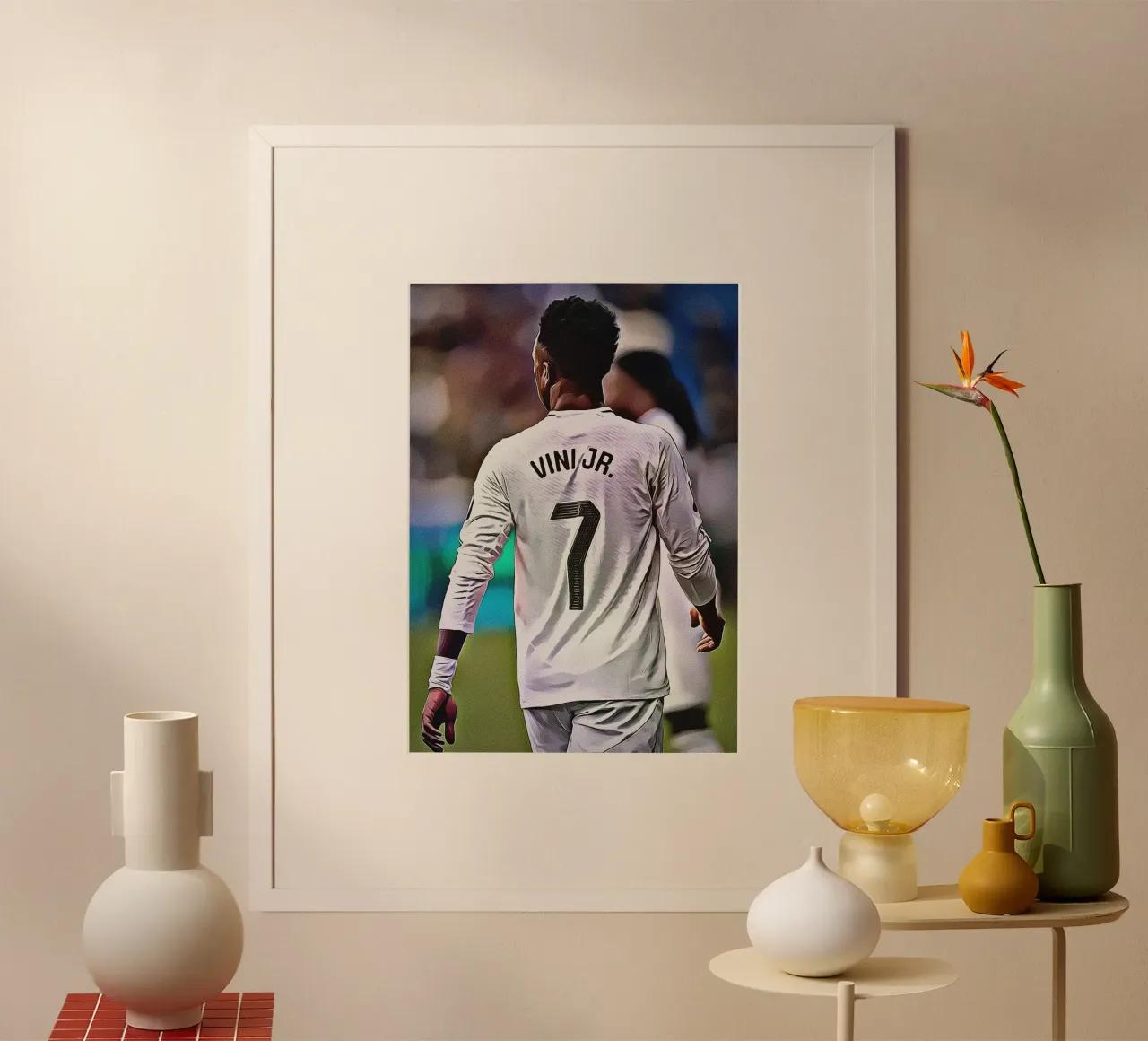 Vinícius Jr. - Eredità numero 7 carta hahnemühle da ArdanART