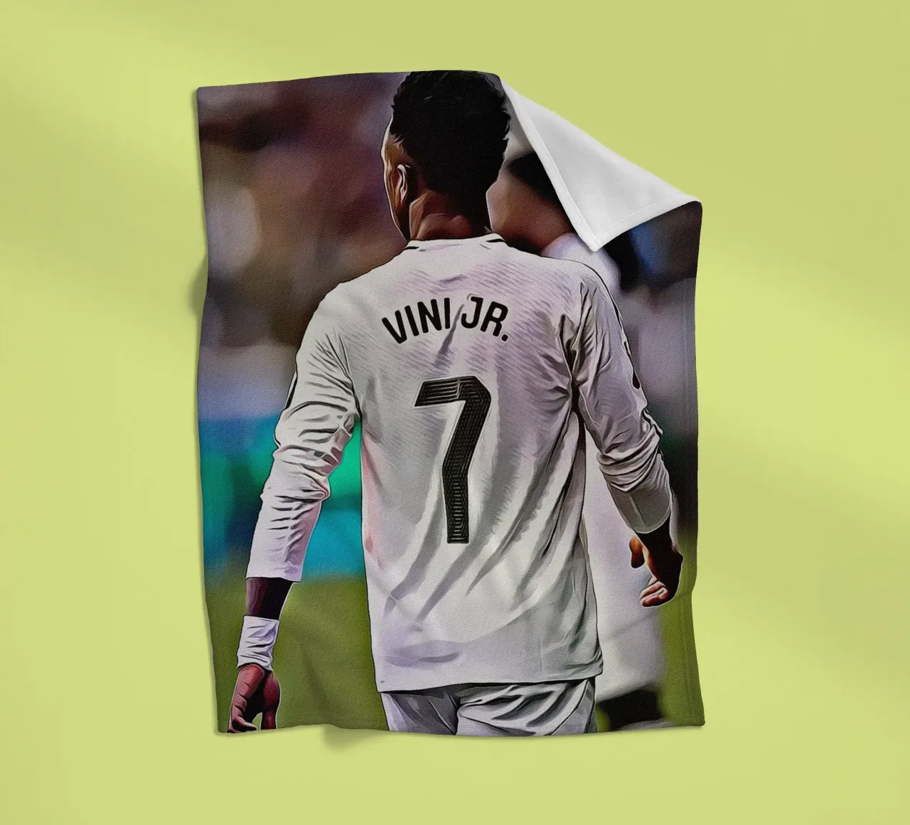 Vinícius Jr. - Eredità numero 7 coperta in pile da ArdanART