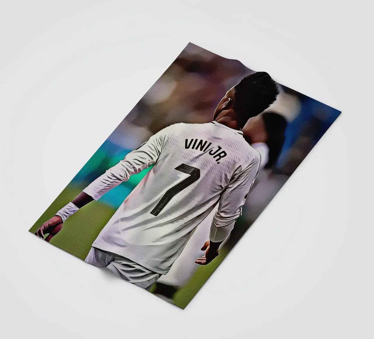 Vinícius Jr. - Eredità numero 7 coperta in pile da ArdanART