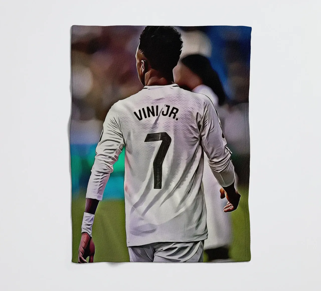 Vinícius Jr. - Eredità numero 7 coperta in pile da ArdanART