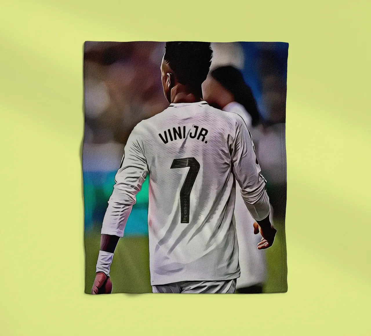 Vinícius Jr. - Eredità numero 7 coperta in pile da ArdanART