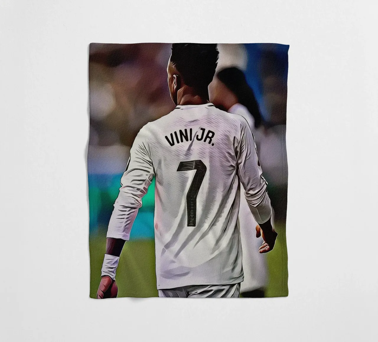 Vinícius Jr. - Eredità numero 7 coperta in pile da ArdanART