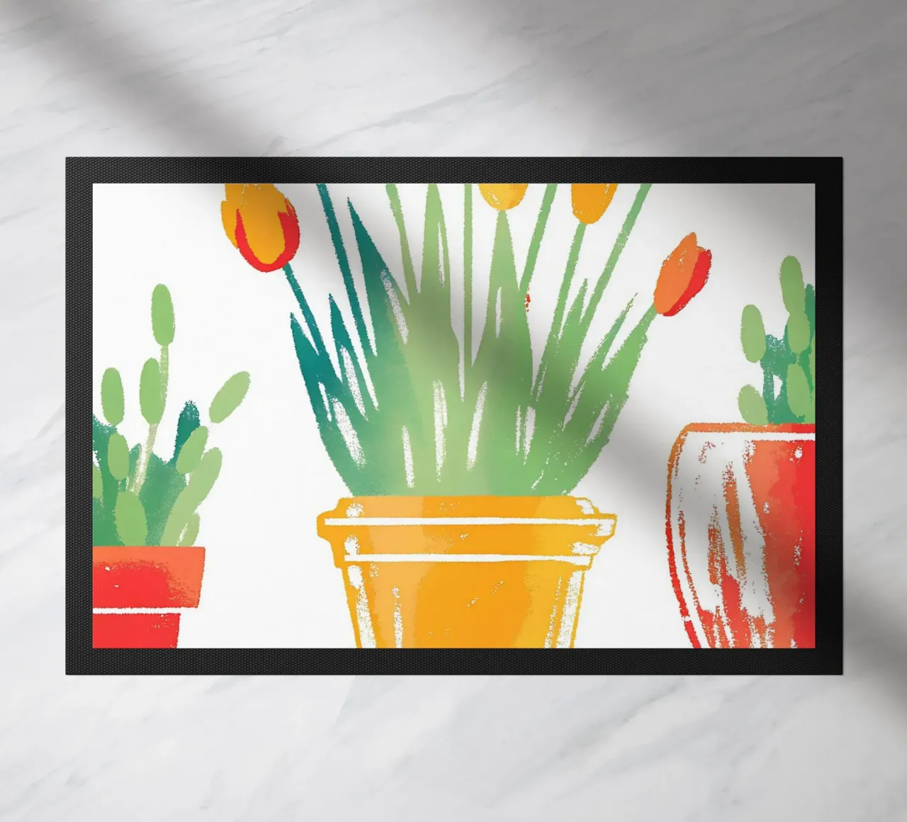 Three Flower Pots deurmat van PREKETEWE