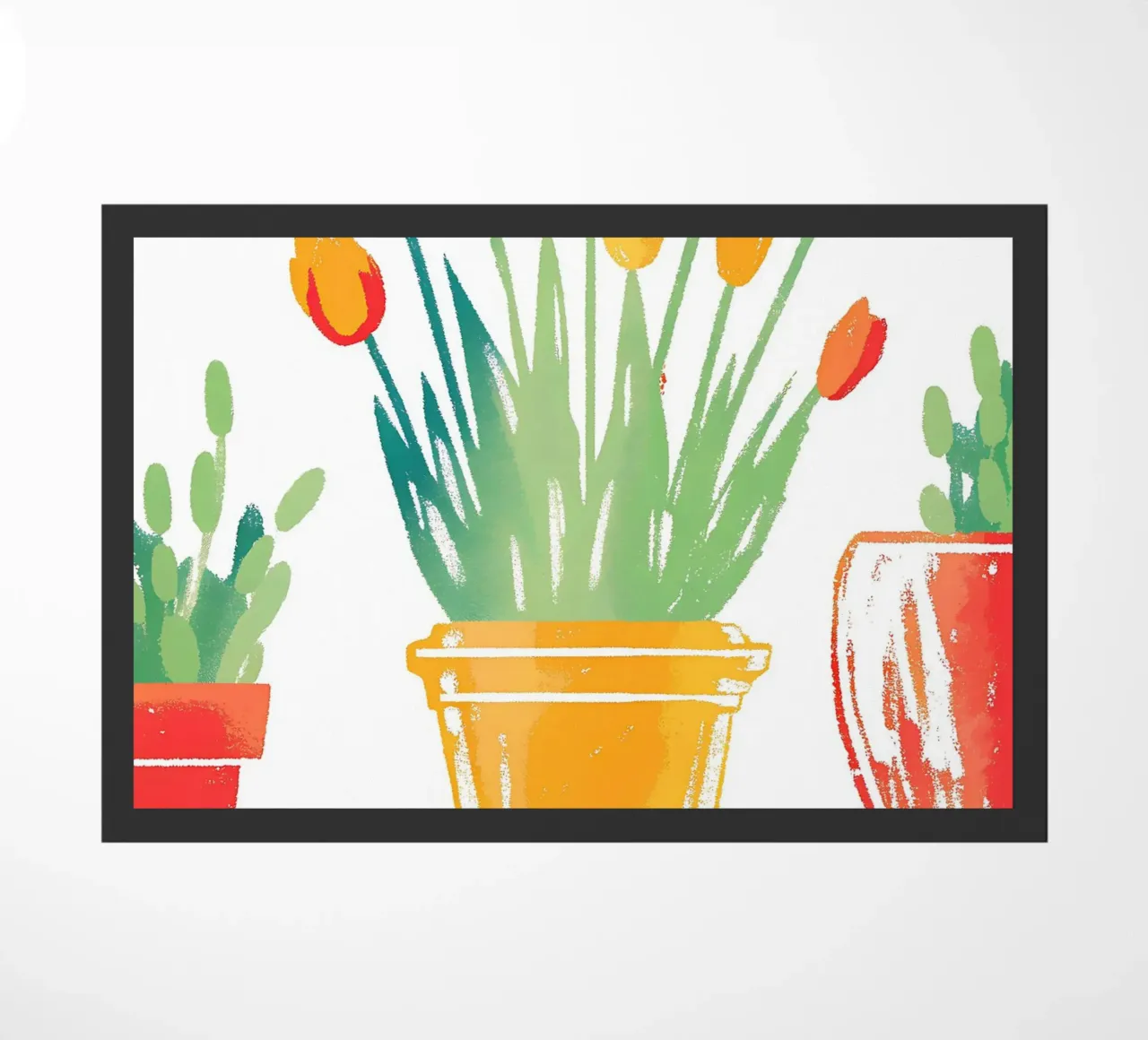 Three Flower Pots deurmat van PREKETEWE