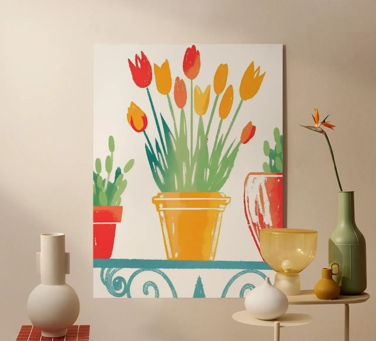 Tre vasi da fiori plexiglass da PREKETEWE