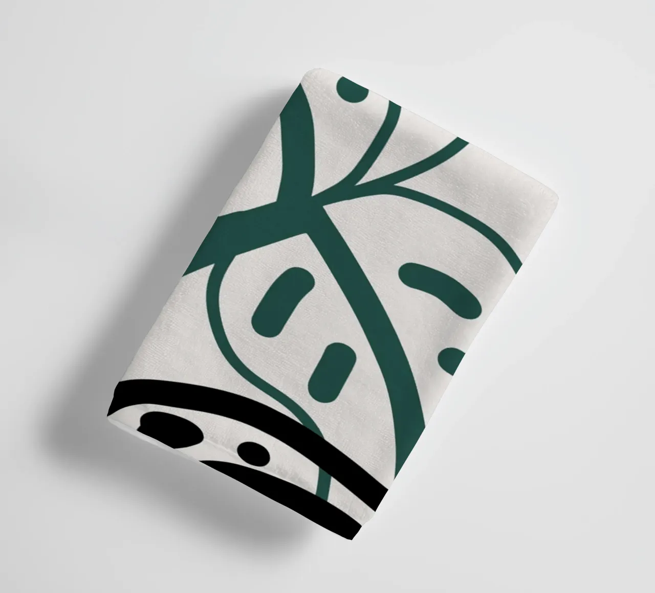 Maximalist line art 08 towel by Little Dean