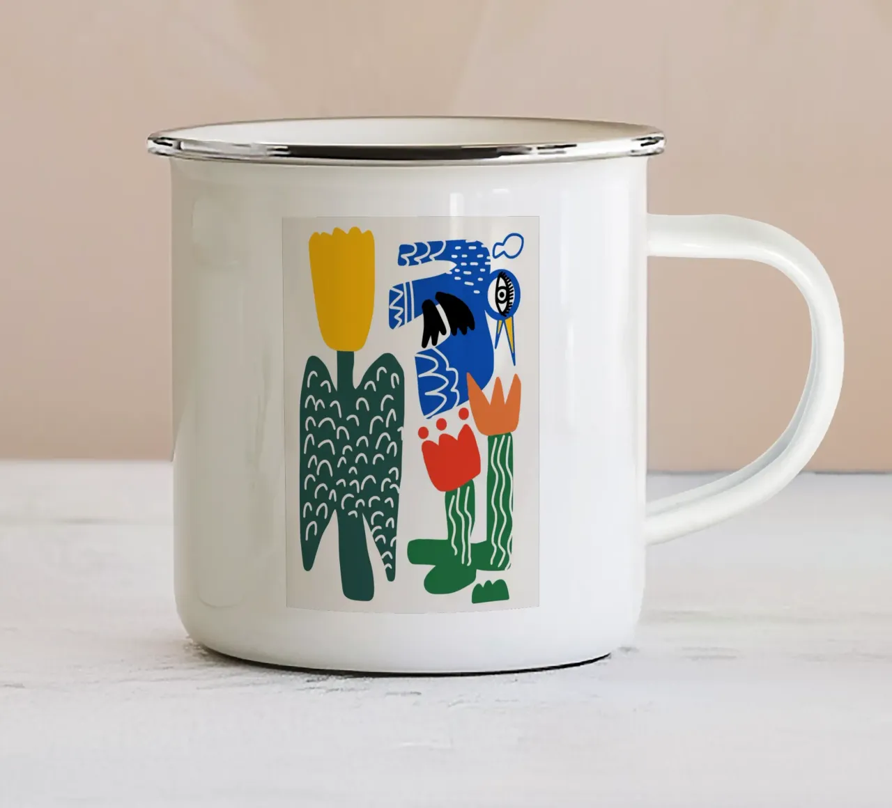 Massimalista tazza in smalto da Little Dean