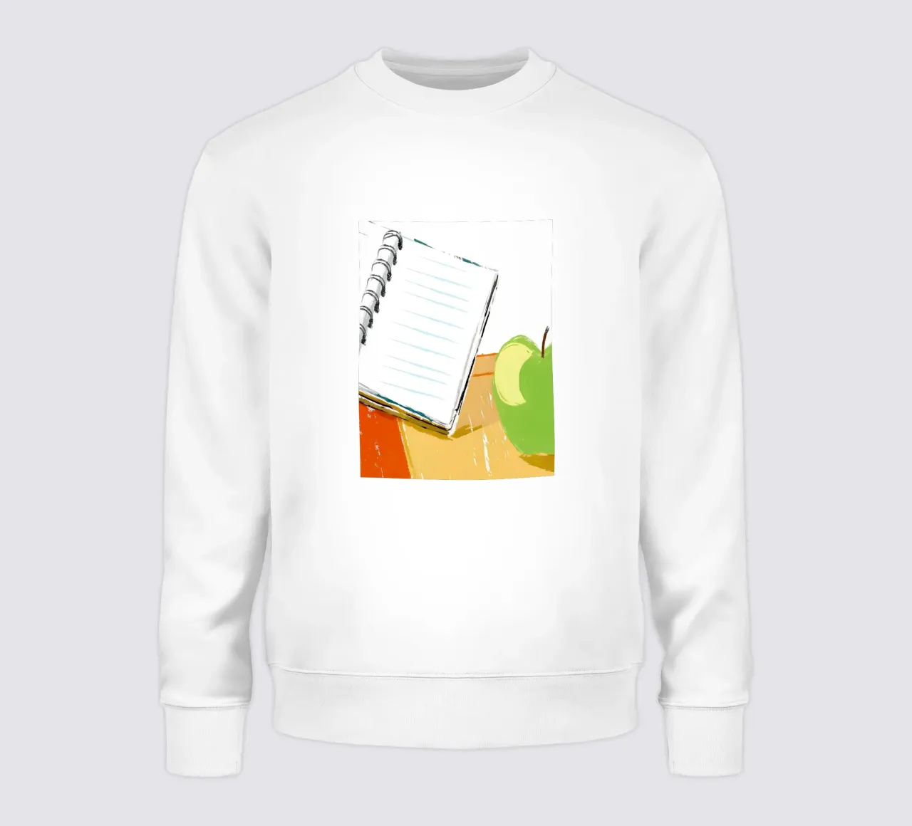 Manzanas y libros sudadera de PREKETEWE