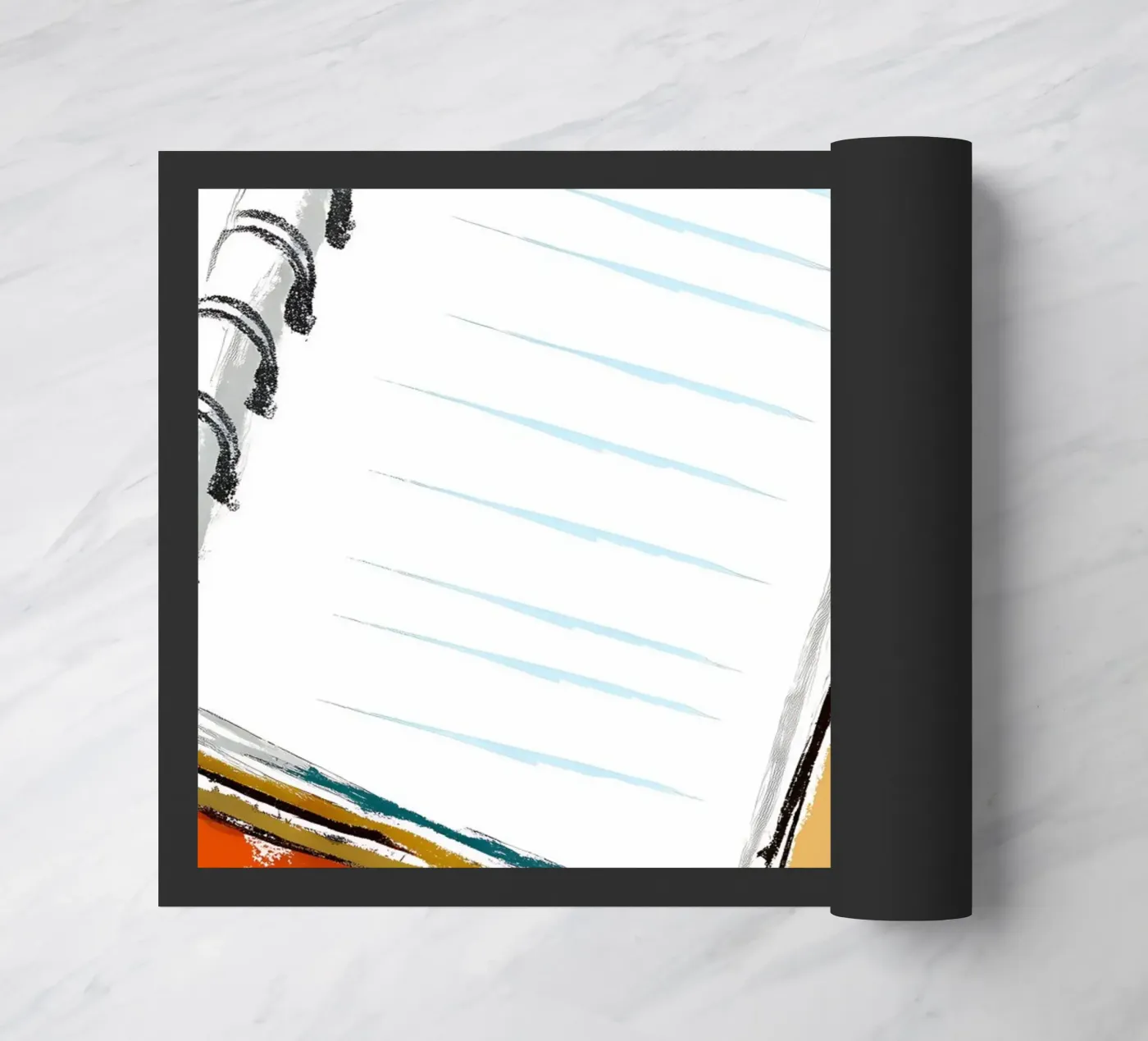 Pommes et livres paillasson de PREKETEWE