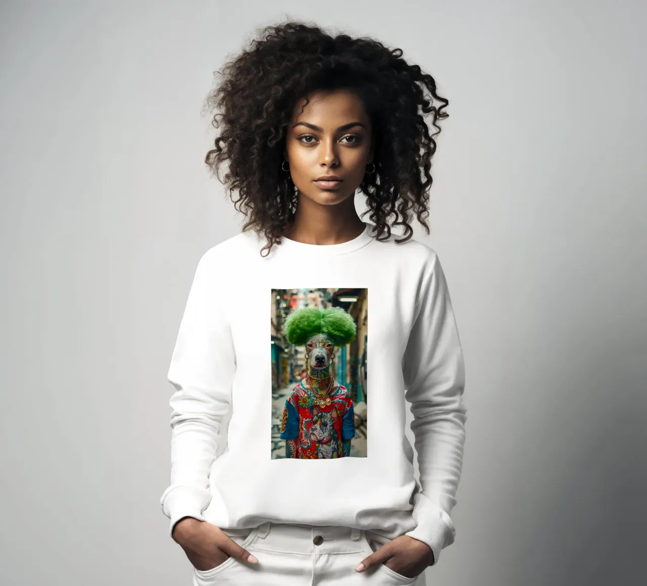 Zoé sweatshirt van Affiches Chien Originales – Dogland