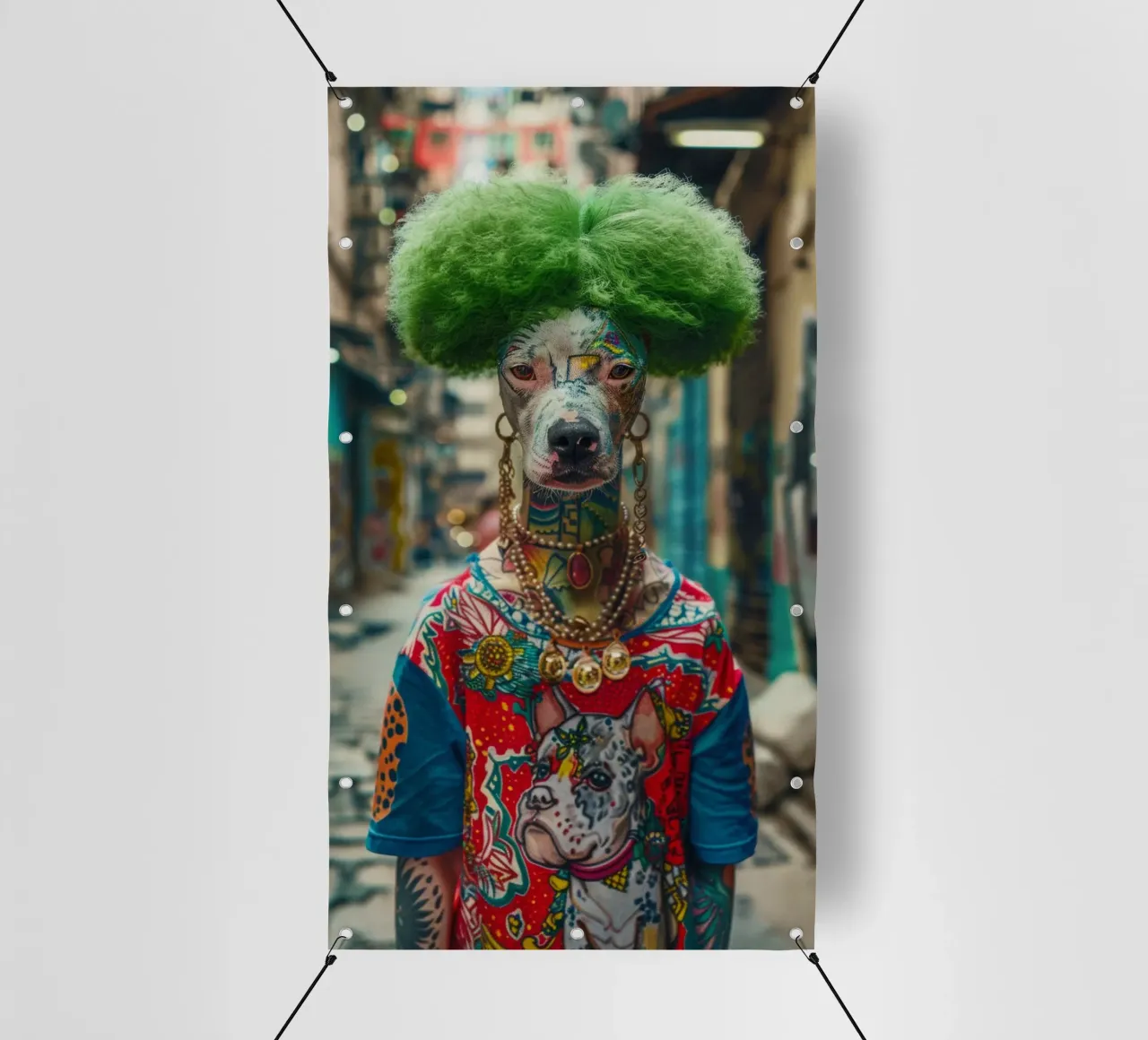 Zoé telo in pvc da Affiches Chien Originales – Dogland