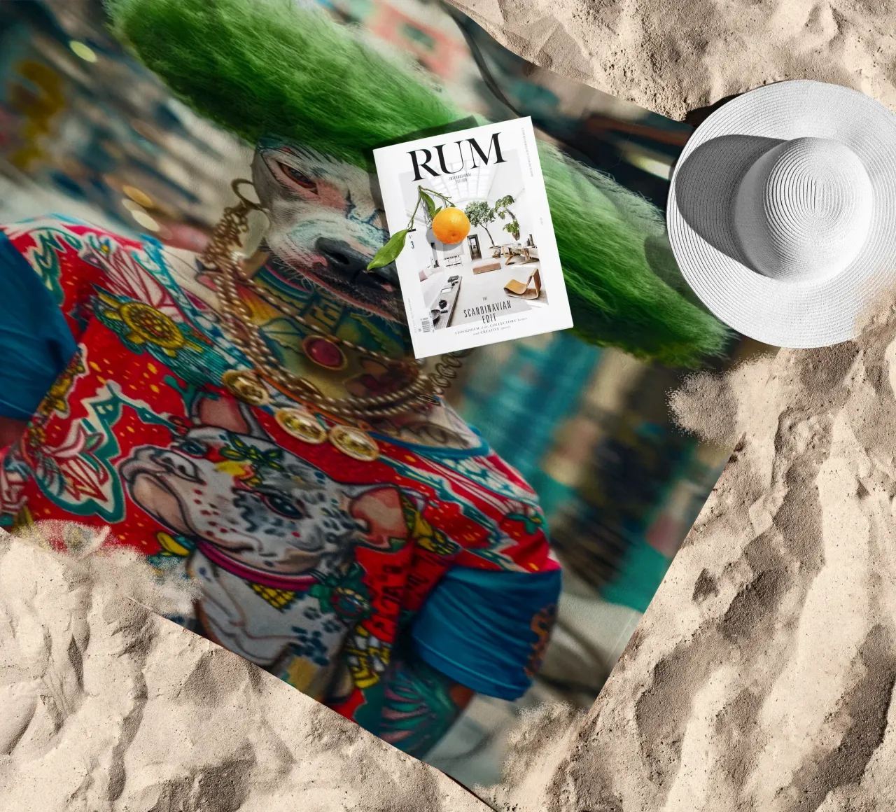 Zoé telo mare da Affiches Chien Originales – Dogland